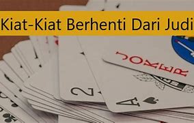 Berhenti Dari Judi